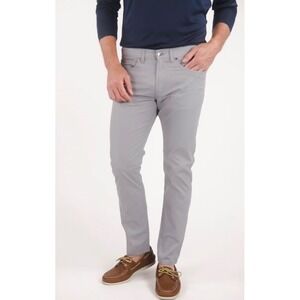 Tailor Vintage Canaan Slim Fit Performance Tech Pants Grey 36x32 Water Resistant